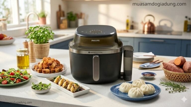 nồi chiên không dầu phân khúc cao cấp trên 4 triệu đồng