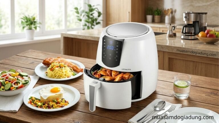 Nồi chiên không dầu 5 lít phù hợp gia đình 4-5 người