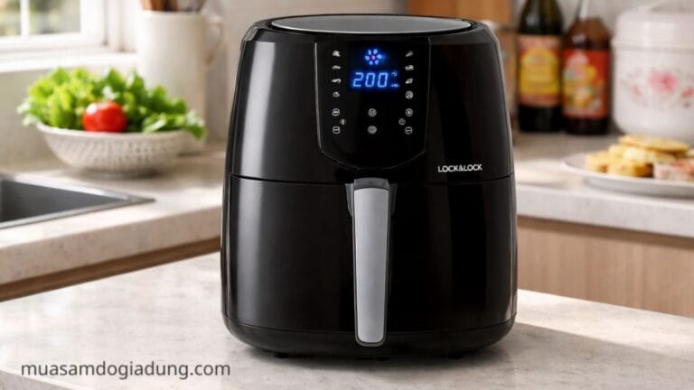 nồi chiên không dầu dung tích 5 lít phù hợp cho gia đình