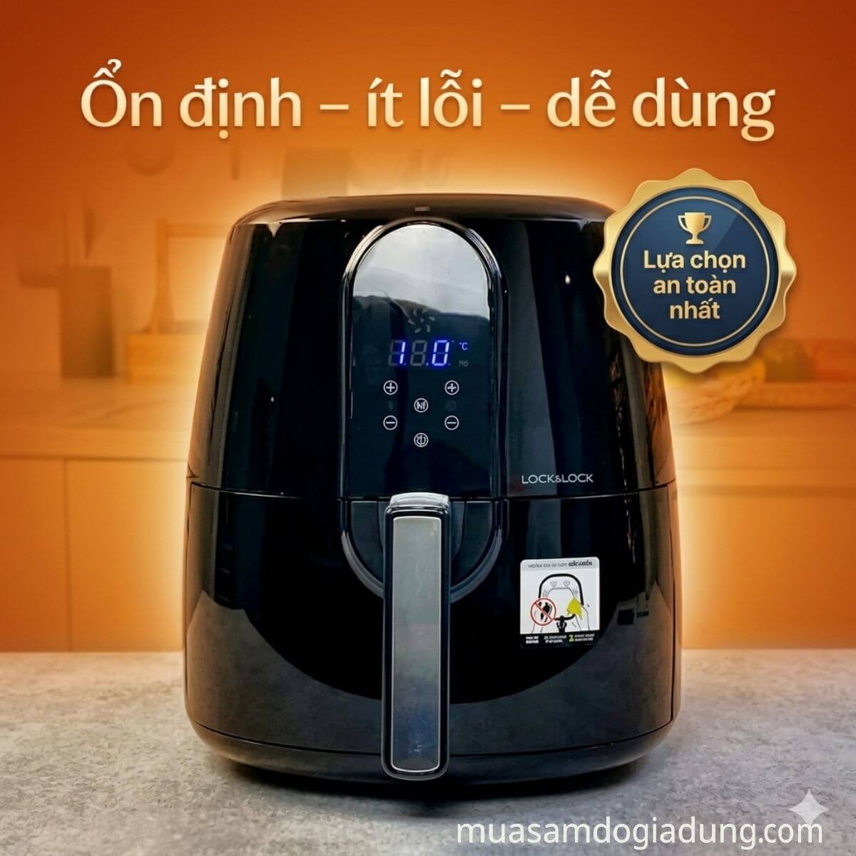 Lock&Lock EJF351 nồi chiên không dầu