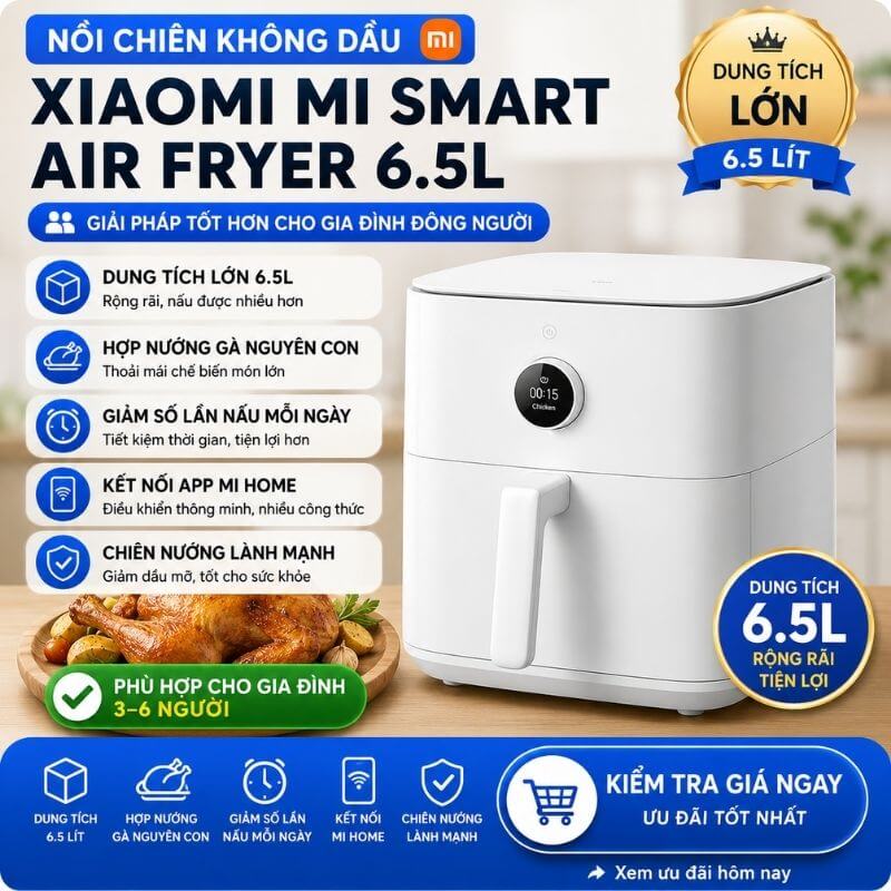 Xiaomi Mi Smart Air Fryer 6.5L