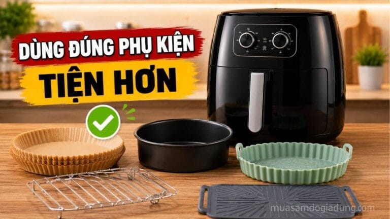 Giấy lót khuôn bánh khay silicone và vỉ nướng dùng cho nồi chiên không dầu