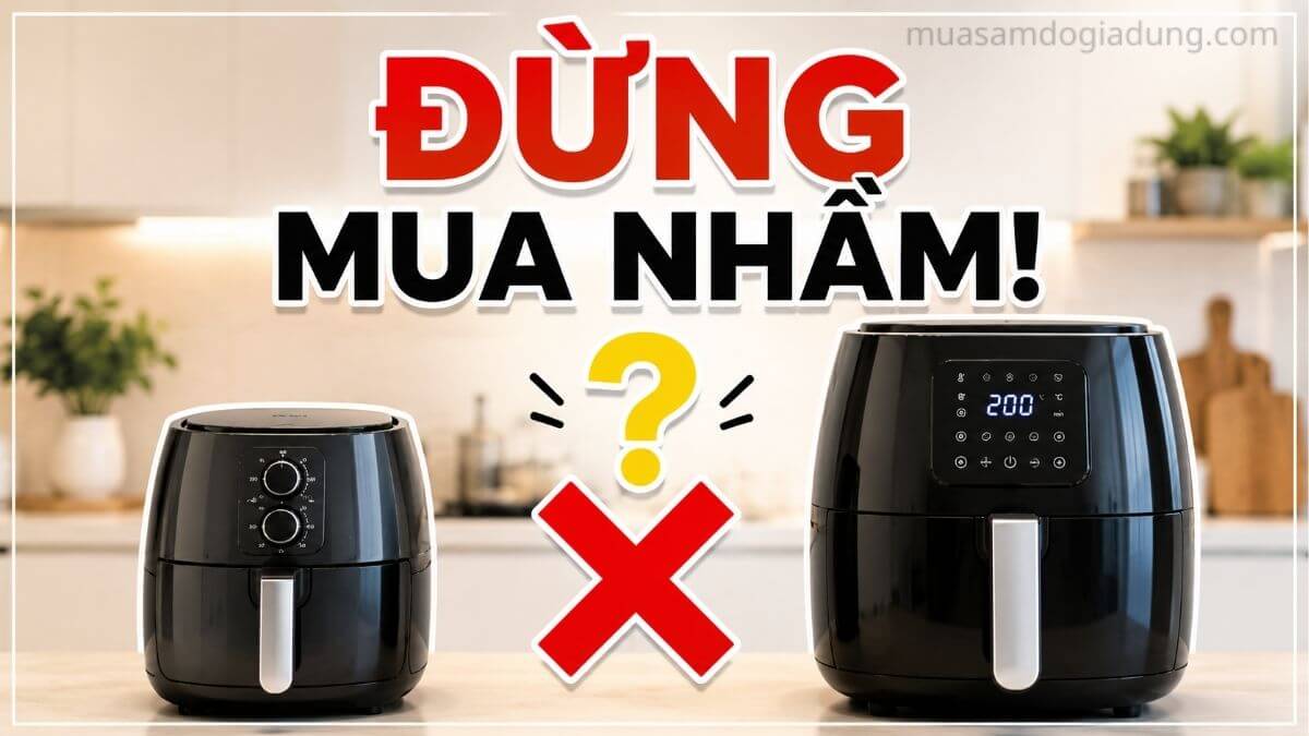 Sai lầm khi chọn dung tích nồi chiên không dầu khiến nhiều người hối hận sau khi mua