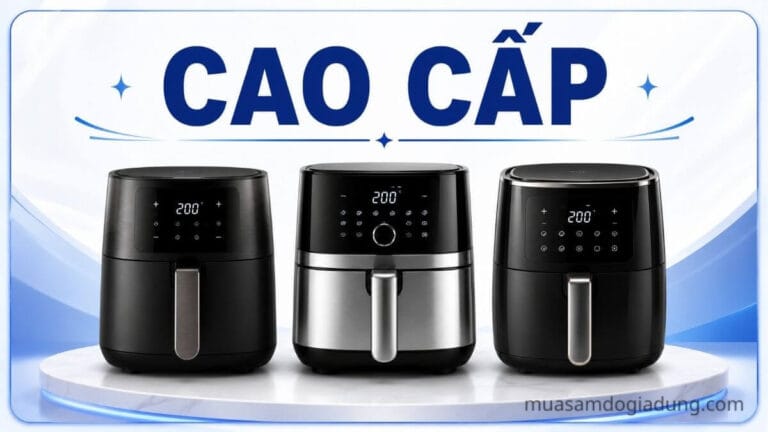 Đại diện nhóm thương hiệu nồi chiên không dầu cao cấp.